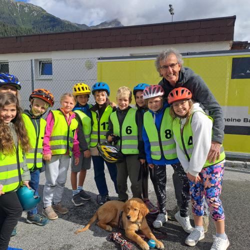 Fahrradübung der VS Flirsch 2025