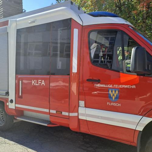 Feuerwehrübung in der VS Flirsch 2025
