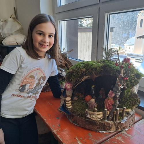 Krippenbauen in der VS Flirsch: Endergebnis