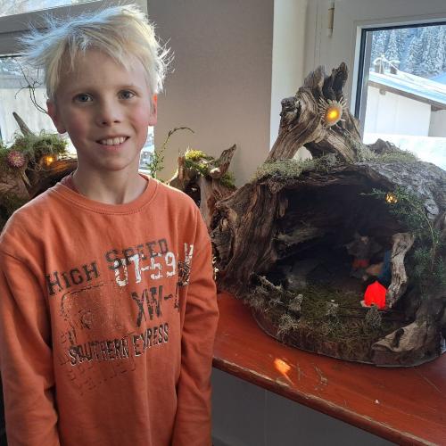 Krippenbauen in der VS Flirsch: Endergebnis