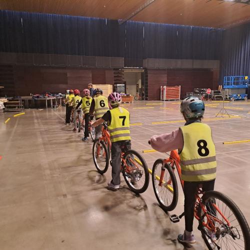 Fahrradprüfung Übung in St. Anton