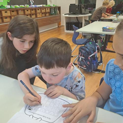 Besuch Vorschüler*innen in der VS Flirsch
