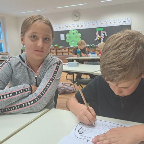 Besuch Vorschüler*innen in der VS Flirsch
